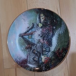 "Sweetheart Cottage" plate by Thomas Kinkade, 1993